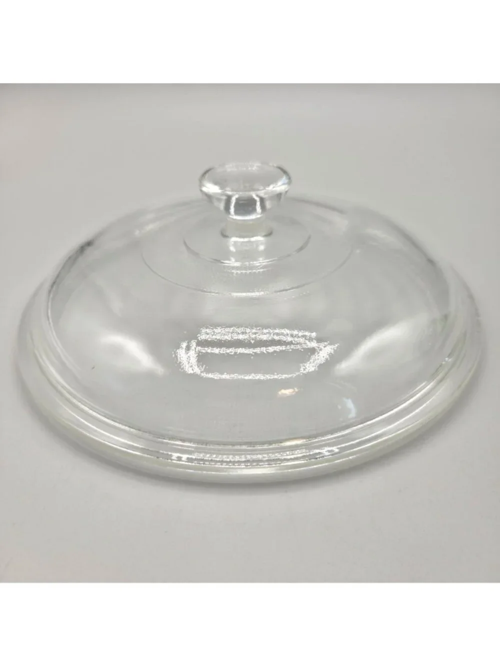 Vintage Pyrex 406 Clear Glass Replacement Lid 7.25